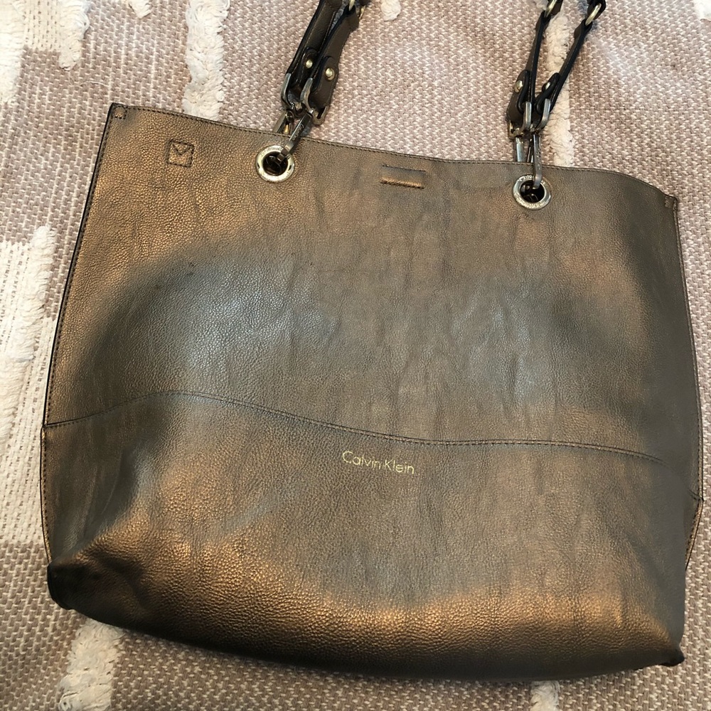 Bronze Calvin Klein Tote💜